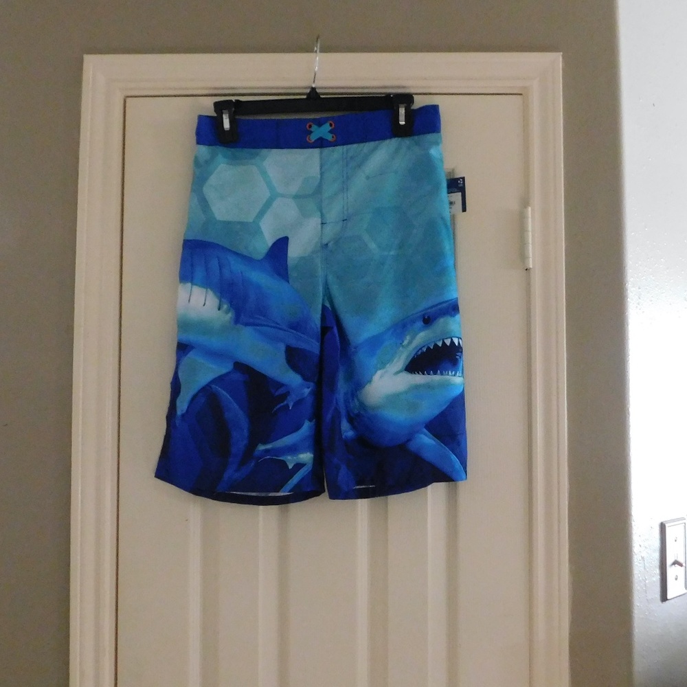 Arizona Jean Co. Boys Photoreal Shark Swim Trunk